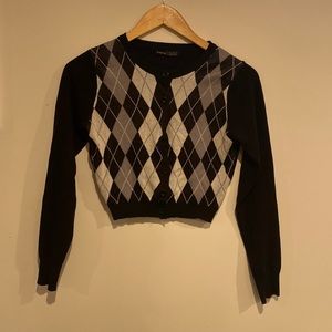 Black long sleeve sweater